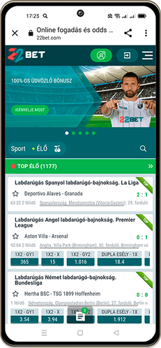 3 # futball fogadási app: 22Bet