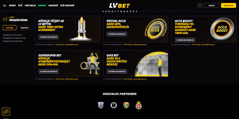 LVBET-promóciós-oldal