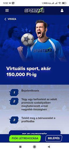 Fogadj virtuális sportokra, és szerezz 150 000 Ft-ot